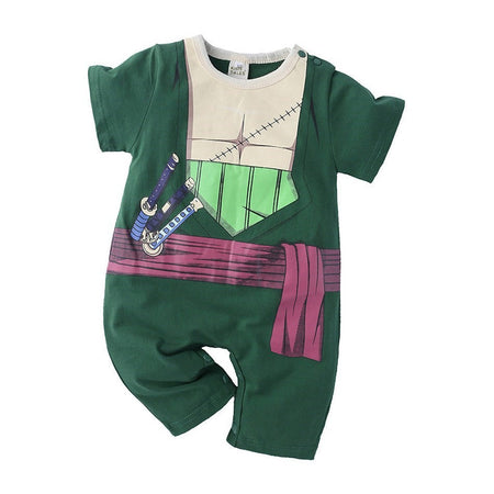 Newborn Costume Baby Anime Romper Boy Kakashi Akatsuki Chopper Zoro Vegeta Cosplay Clothes Infant Jumpsuit Clothes 0-18 Months