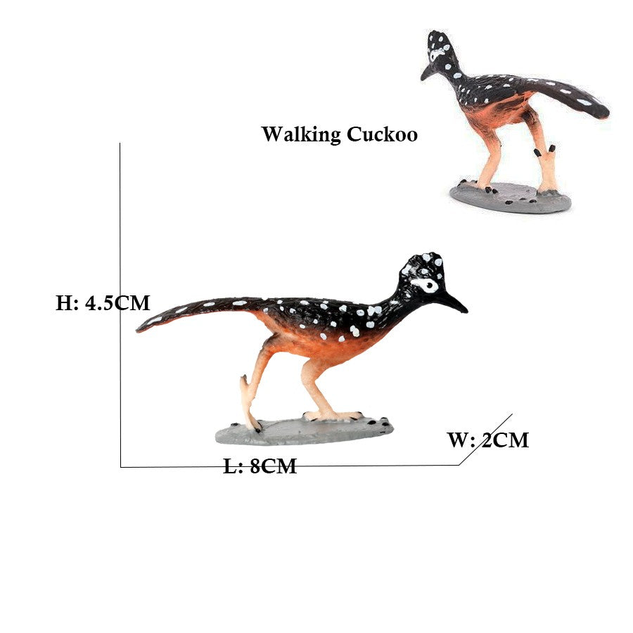 Owl Flamingo Turkey Toucan Seahawk Model Animal Figurines Plastic Bird Toy Action Figure Jungle Adventures Kids Gifts Forest zoo