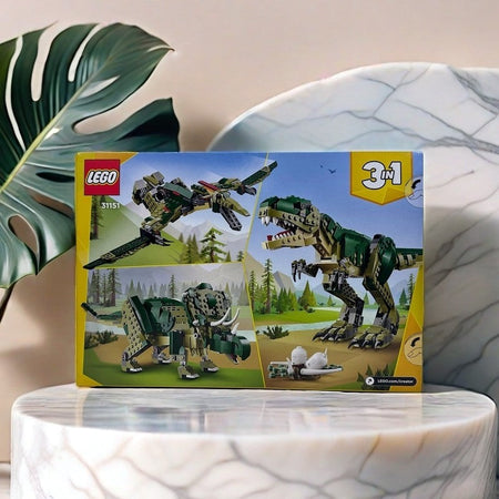 31151 LEGO T. rex,LEGO 3in1 T Rex Toy - Dinosaur Toy Building Set for Kids, Boys & Girls, Ages 9+ - 3 Building Options