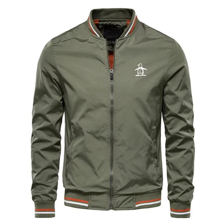 New/Korean/Golf/Men's stand up collar jacket zipper sportswear, Spring and Autumn fashion men's outdoor casual zipper jacket