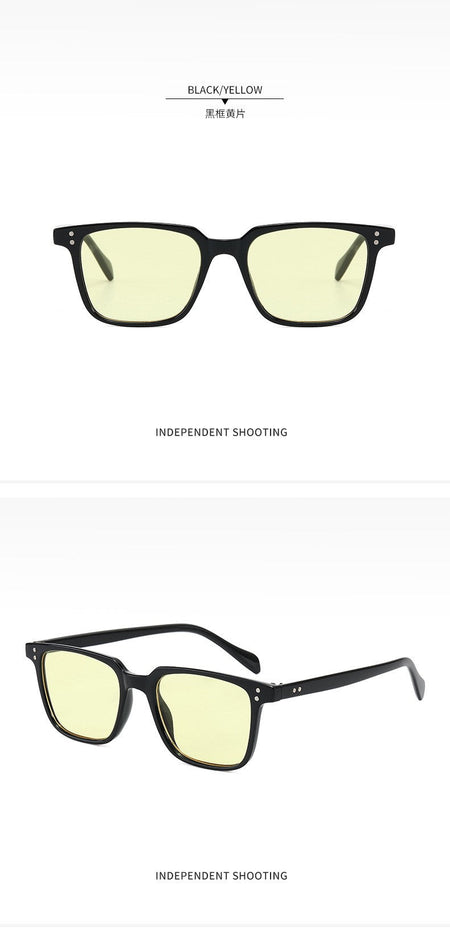 rectangle Rivet Tony Stark Sunglasses women men 2022 brand designer fashion Iron Man Glasses vintage oculos de sol masculino