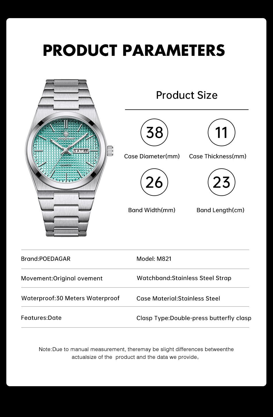 PAAZOMU Original Luxury Men Clock Fashion Luminous Waterproof Chronograph Date Watch For Man Leather Quartz Men's Watches Reloj