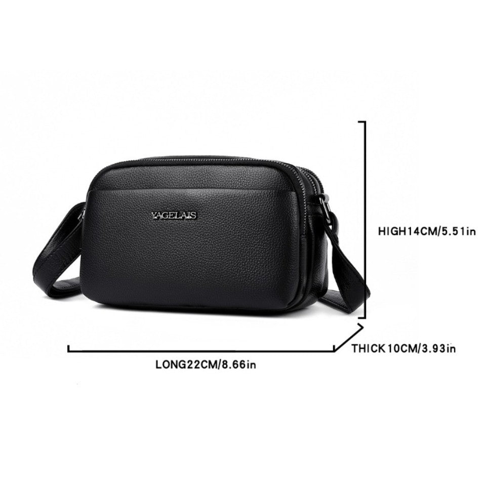 Genuine Brand Luxury Crossbody Bag Women Bags Handbags Designer Soft PU Leather Top Quality Casual Ladies Shoulder Messenger Sac