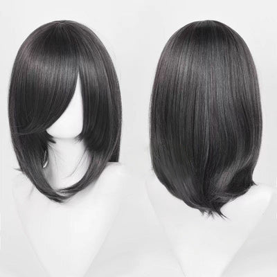Cosplay Wigs Multicolor 16 Inch Short Straight Men's Wig Synthetic Heat Resistant Wigs for Anime Cosplay Halloween Party Use