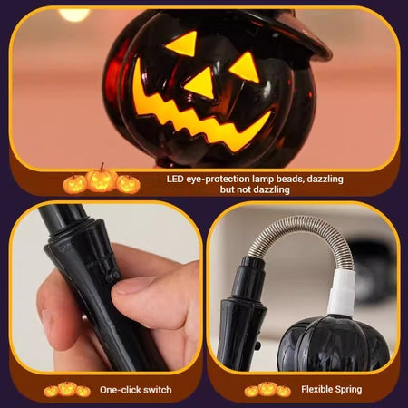 Halloween Shakeing Stick Glow in The Dark Luminous Glow Sticks Halloween Party Favors Day of The Dead Cosplay Party Accessories