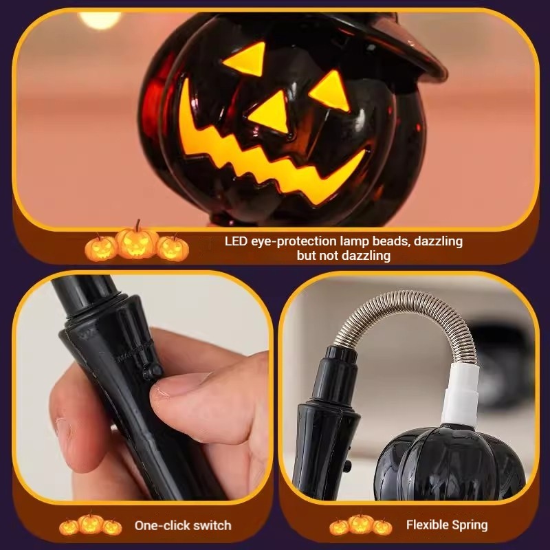 Halloween Shakeing Stick Glow in The Dark Luminous Glow Sticks Halloween Party Favors Day of The Dead Cosplay Party Accessories