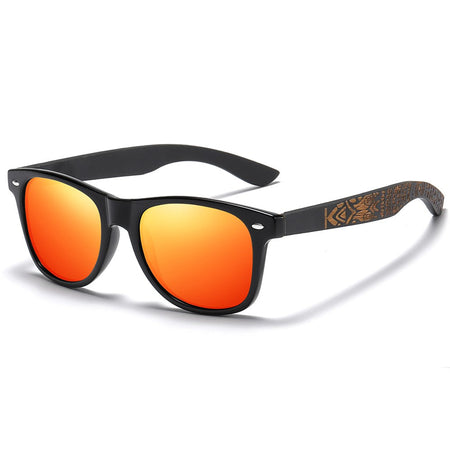 GM Brand Wooden Bamboo Polarized Men's Sunglasses Oval Frame Sun glasses Women Sun glass S5097es Male Oculos de sol Masculino
