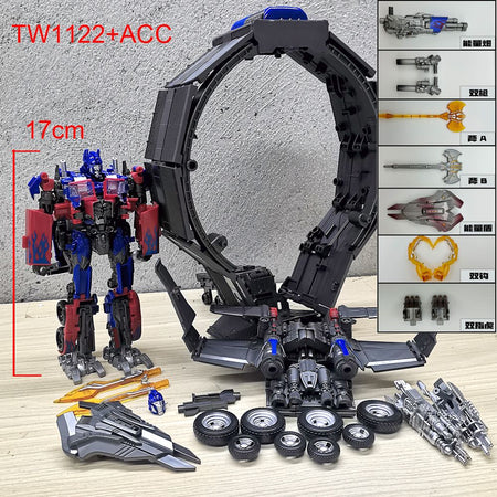 Baiwei Trailers TW1122 Transformation Toys Optimus Commander Robot TW1022 Tactical Container CY01 Model KIT Deformation Figure