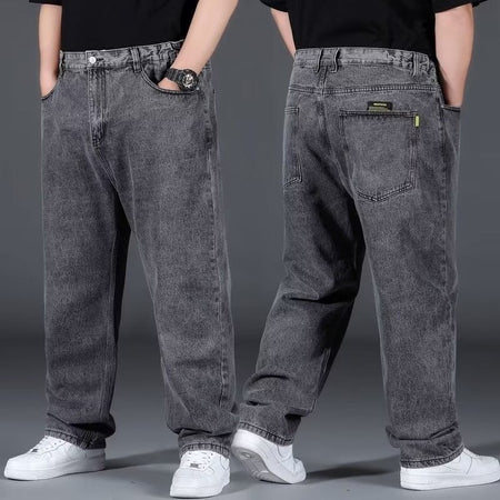 Oversize Jeans for Man Male Jeans Pants Denim Pants Men's Jean Big Size Baggy Y2k Mens Cargo Black New Wide Leg Trousers