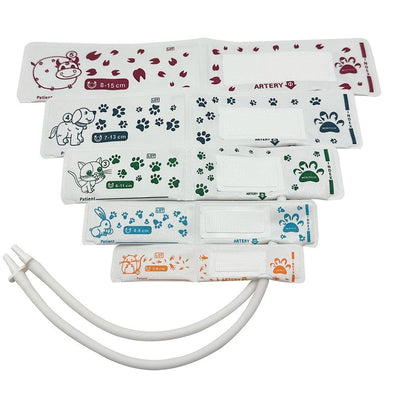 Pet & Animal Blood Pressure Monitoring Cuff, PVC Hose, Blood Pressure Measurement Cuff for Mice/Rabbits/Cats/Dogs/Cattle