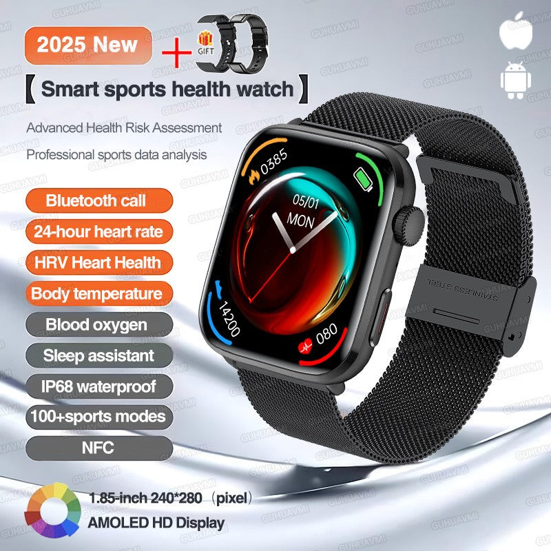 2025 New For Xiaomi Redmi Watch 5 Bluetooth Call GPS Tracking NFC Heart rate IP68 Waterproof Sport Fitness Smart bracelet Unisex