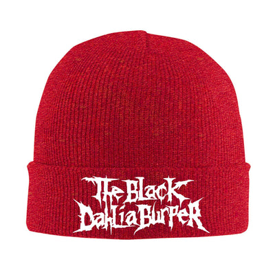 THE BLACK DAHLIA MURDER Band Beanie Hats  Knitted Hat Men Women Y2K Cool Elastic Caps Autumn Gym Design Bonnet Hats