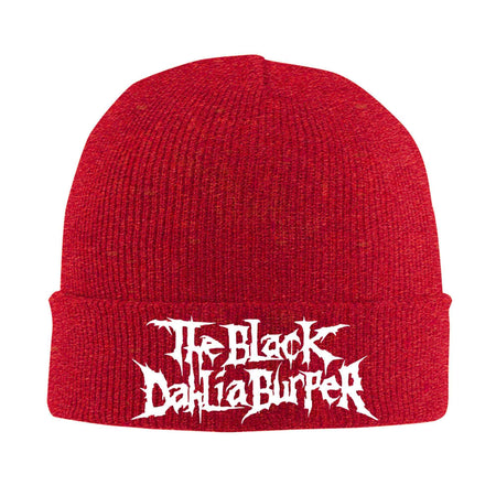 THE BLACK DAHLIA MURDER Band Beanie Hats  Knitted Hat Men Women Y2K Cool Elastic Caps Autumn Gym Design Bonnet Hats