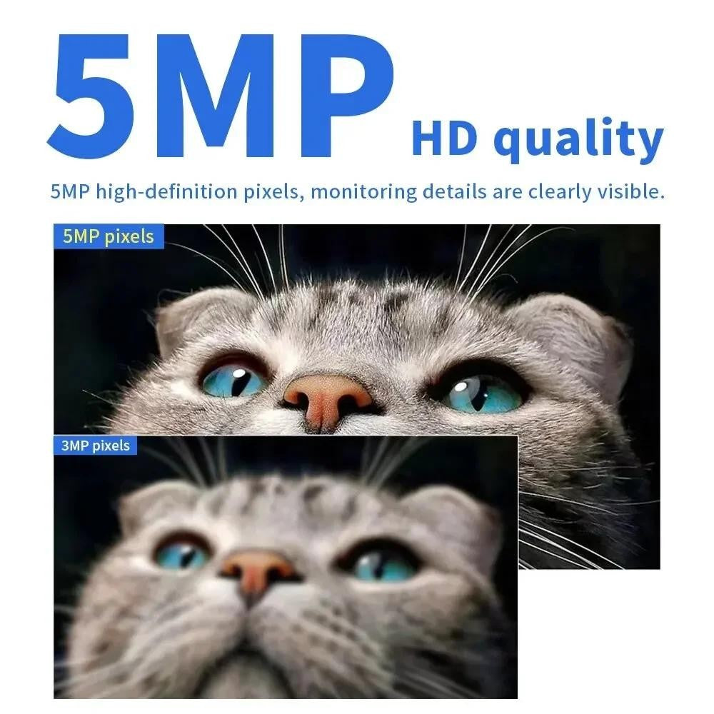 Tuya 5MP 5G E27 Bulb Security Monitor Cam Wireless Automatic Human Tracking Night Vision Full Colour Surveillance Camera