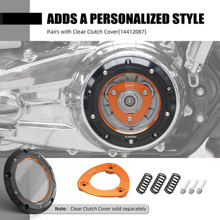 For Harley 2017-2024 Street Glide FLHX /Special Road Glide FLTRX/Special Road King FLHR M8 Derby Clutch Cover Clutch Power Plate