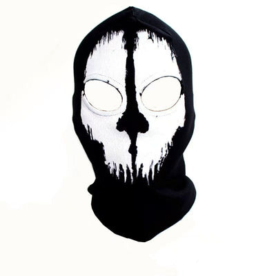 Halloween new mask Black Mask Balaclava Beanies Hats Men Ghost Skull Full Face Warmly Mask Hood Beanie Ggorros Hombre Casquette