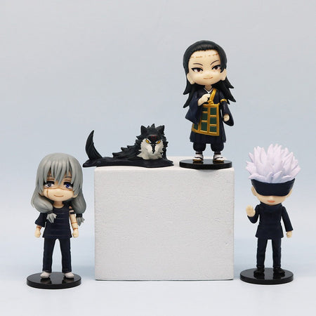 7 Pcs/Pack Q Posket Jujutsu Kaisen 9cm Figure Satoru Gojo Itadori Yuji Geto Suguru Nobara Megumi Collection Character Ornaments