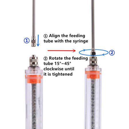 10/20ml Parrot Feeding Syringe Set With Straight Tube Easy To Clean Bird Feeder Chick Syringe Bird Feeder Pet Feeding Supplies