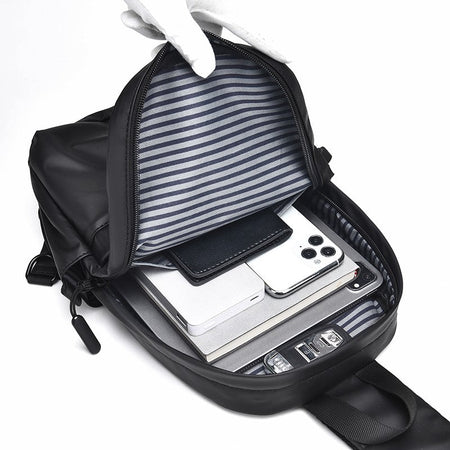 Men Portable Multifunctional Daily Crossbody Bag Trendy Street New Messenger Bag Men Sports Large Capacity Diagonal Backpack