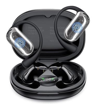 UYUXIO Real Time Translator Headphones AI Language Translation Earbuds 144 Languages & Accents 3 in 1 OWS Ear Buds for Business