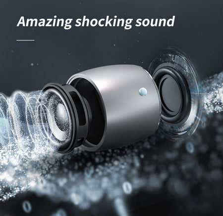 EWA A103 Mini Bluetooth Speakers German Bass Speaker For Outdoor/Indoor Camp/Bicycle /Ravel Metal Box Loud Sound