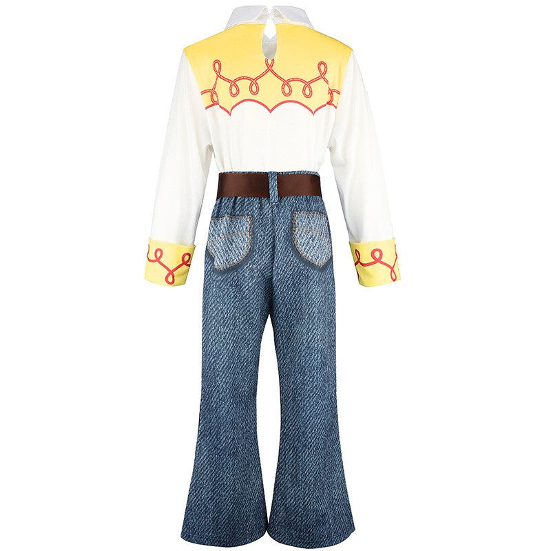 Cosplay Story Woody Costume Sets Cowboy Christmas Dress Unisex Sheriff's Halloween Carnival Dress Up Party Toy Stage Performance