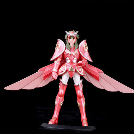 Japanese Anime Saint Seiya Figure Phoenix Ikki Hyoga Seiya Shiryu Standing Figure Toy PVC Box Figure Collection Decoration 19cm