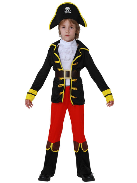 Halloween Children's Pirate Costume Boy Boy Children's Pirate Costume Preschool Fantasy Children's Role Playing Costume
