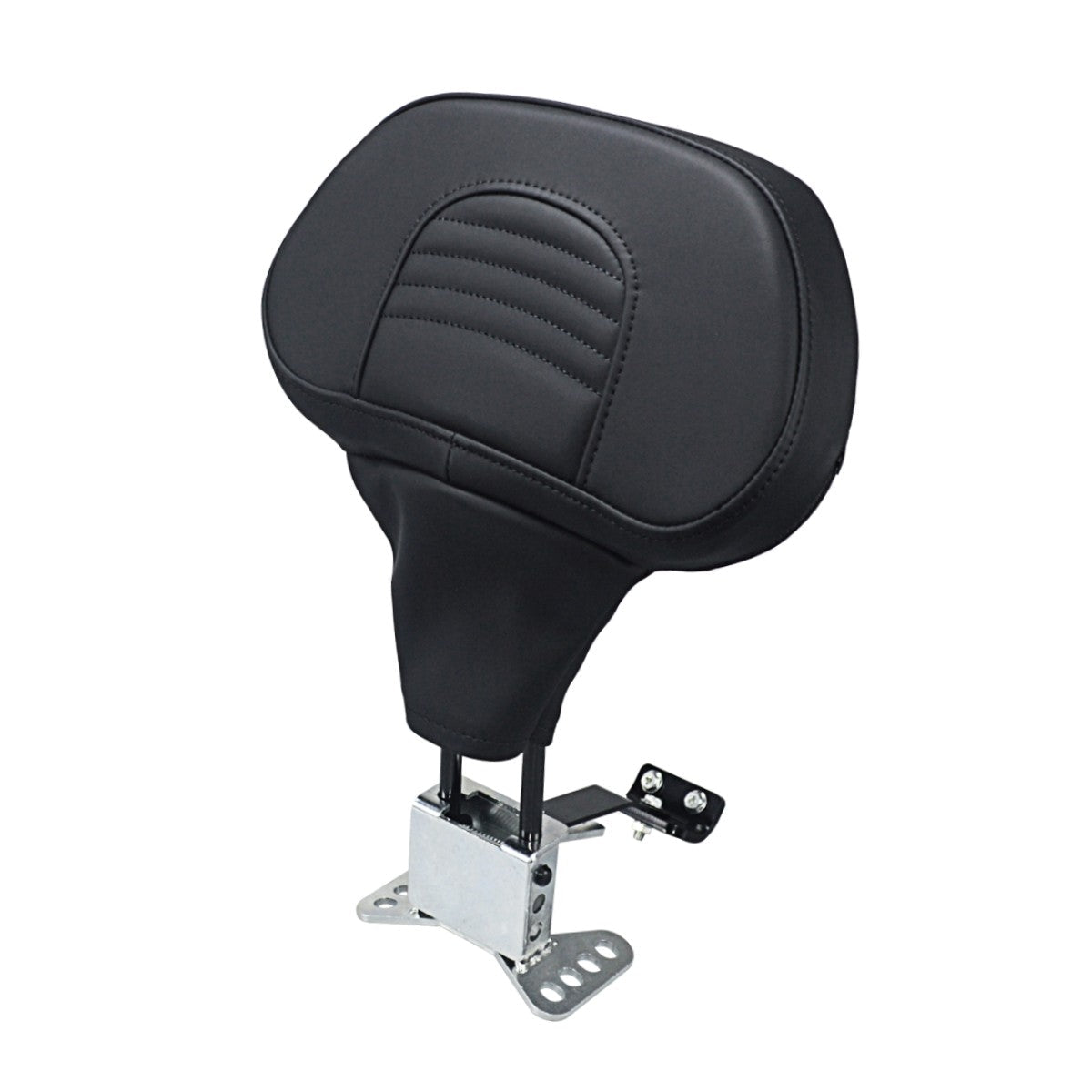 Motorcycle Adjustable Front Driver Rider Backrest Pad Mounting For Harley Touring CVO Road King Electra Street Glide FLTRX 09-24