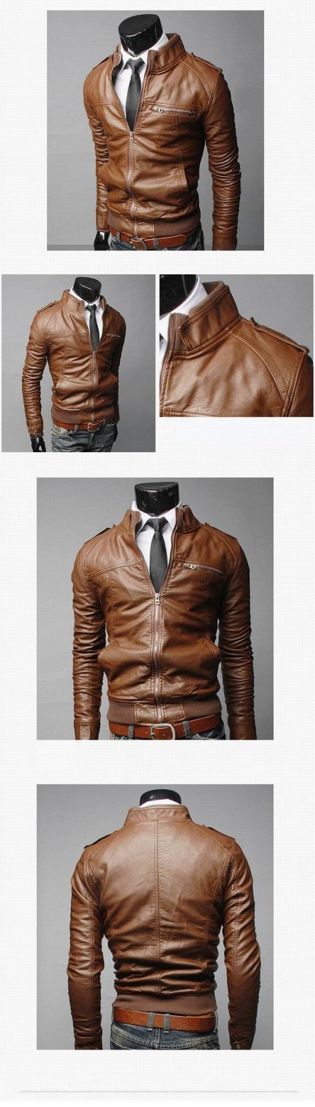 MRMT 2025 Brand New Men's  Motorcycle Leather Jacket Slim Men Leather Jacket Outer Wear Clothing For Male Garment Man Jackets
