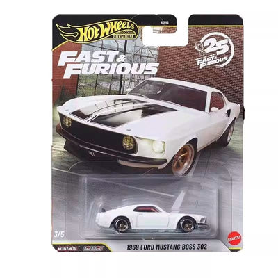 New Hot Wheels 1:64 Fast & Furious 25th Anniversary Set Mitsubishi Mercedes Mustang Etc Classic Diecast Vehicle Cars Model
