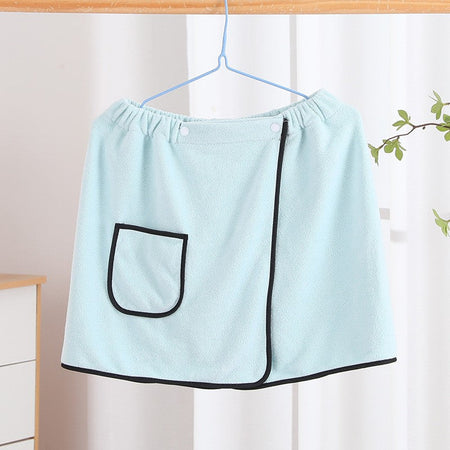 Men's Bath Skirt Hotel Household Simple Fine Fiber Adjustable Bath Towel Size Is Suitable For Men Weighing Less Than 90 KG Wear