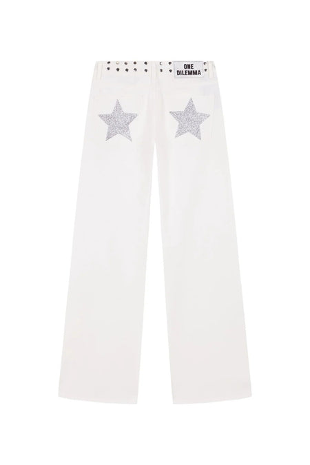 Y2K Women's Straight Leg Jeans Personalized Lucky Star Texture Retro Baggy Jeans Stylish High Street Willow Nail Low Waist Jeans