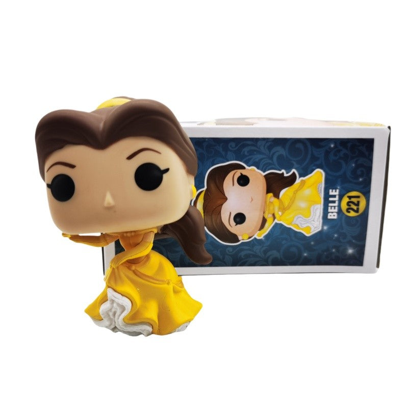 High Quality Disney Princess doll Beauty Belle #221 Desktable Decoration Funkostyle Action Figure toys for Kids Xmas gift