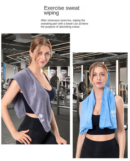 Gym Towel Microfiber Sports Towel for Men and Women, Super Soft and Quick-Drying Towel, for Tennis, Yoga, Cycling, Swimming