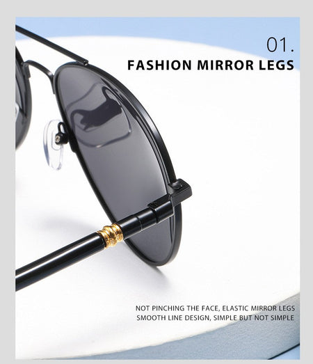 Pilot Men Classic Prescription Reading Sunglasses Black Lens Finished Presbyopic Readers Shade Outdoor Sun Glasses +1.0 to +4.0