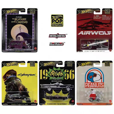 New Hot Wheels HXD63 Pop Culture Collection Series Stranger Things Godzilla Back To The Future Forza Matrix Collection Toys Cars