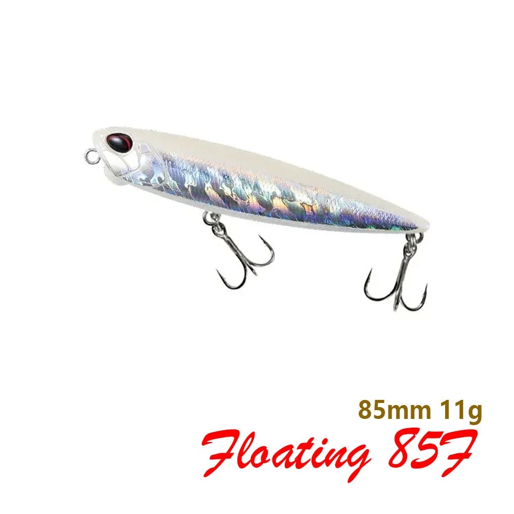 85mm 11g Floating Pencil Fishing Lure Topwater Walking the Dogs Freshwater Swimbait Wobbler for Pike Bass Artificial Hard Baits