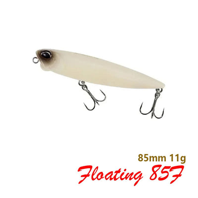 85mm 11g Floating Pencil Fishing Lure Topwater Walking the Dogs Freshwater Swimbait Wobbler for Pike Bass Artificial Hard Baits