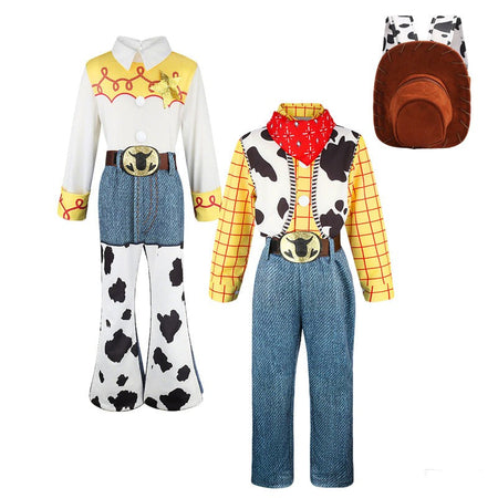 Cosplay Story Woody Costume Sets Cowboy Christmas Dress Unisex Sheriff's Halloween Carnival Dress Up Party Toy Stage Performance