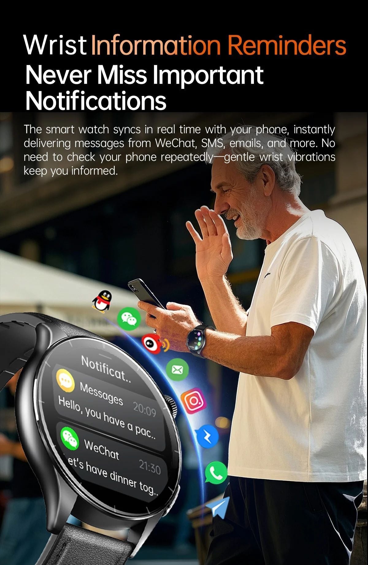 XIAOMI 704505 New ECG+PPG Smartwatch Precise Uric Acid Blood Lipids Pressure Body Analysis Smart Watch Men BT Call NFC Watches