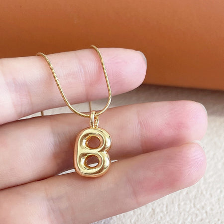 26 Alphabet Letters A-Z Name Pendant Stainless Steel Necklace Initial Minimalist Necklaces For Men Women Fashion Gifts Wholesale