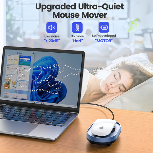 Virtual Mouse Mover Anti-sleep Automatic Movement To Prevent Computer Lock Screen With ON/OFF Switch Undetectable Mouse Jiggler
