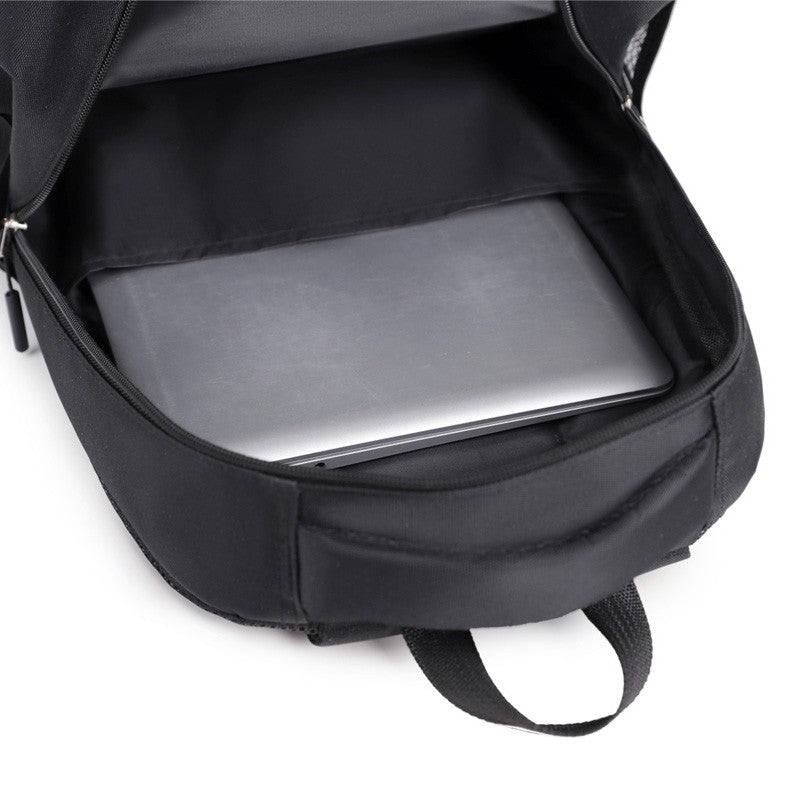 Backpack men casual large-capacity computer travel backpack female junior high school students high school students schoolbag