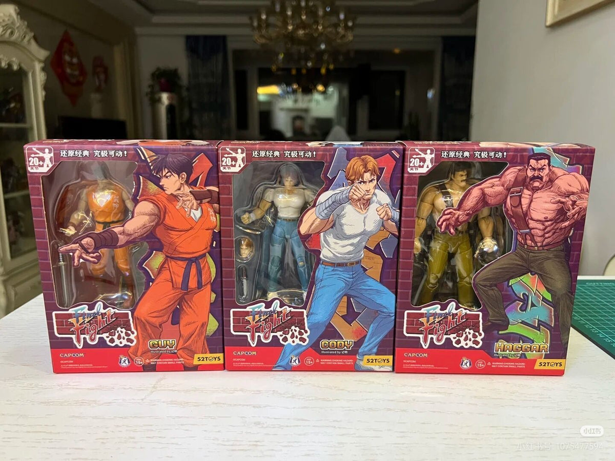 In Stock 52toys Capcom Final Fight 3.75-Inch Action Figure Cool Soldier Model Toy For Game Lovers Decoration Surprise Gifts