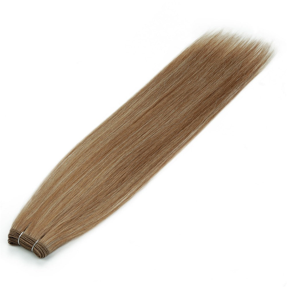 Alibaby Straight Hair Bundles Extensions Smooth Ombre Hair Weaving 26Inch Long Synthetic Straight Hair Bundles Full to End 150g