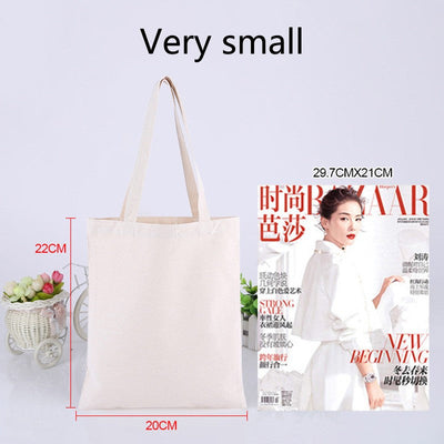 XINGMING High-Quality Women Men Handbags Canvas Tote bags Reusable Cotton grocery High capacity Shopping Bag