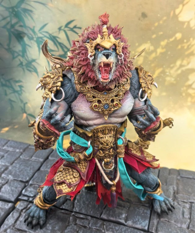 Fury Toys 1/12 Azure Lion Demon King Action Figure Golden Ver Classic Ver Collectible Model Toy Figures Desktop Decoration Gift