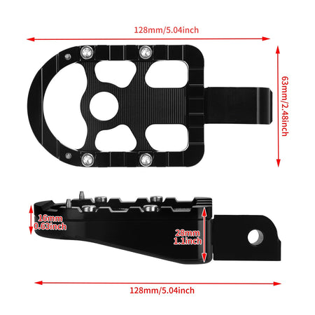 Motorcycle Footpegs Passenger Footrest Foot Pegs For Harley Softail Breakout Fat Bob Fat Boy Low Rider S Street Bob 2018-2025