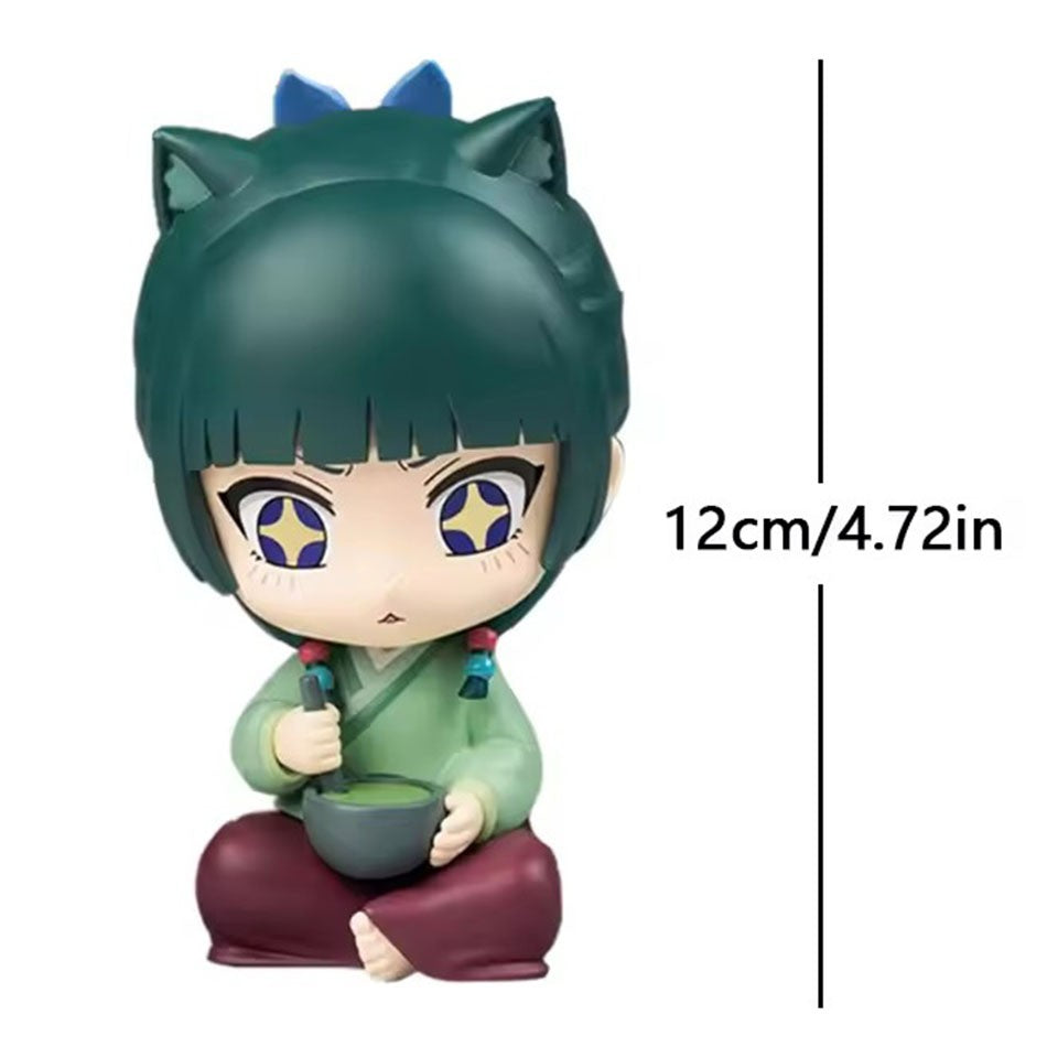 The Apothecary Diaries Maomao Jinshi Q Version Mini Figure Anime Periphery Kawaii Sitting Toys Desktop Car Ornaments Model Gifts